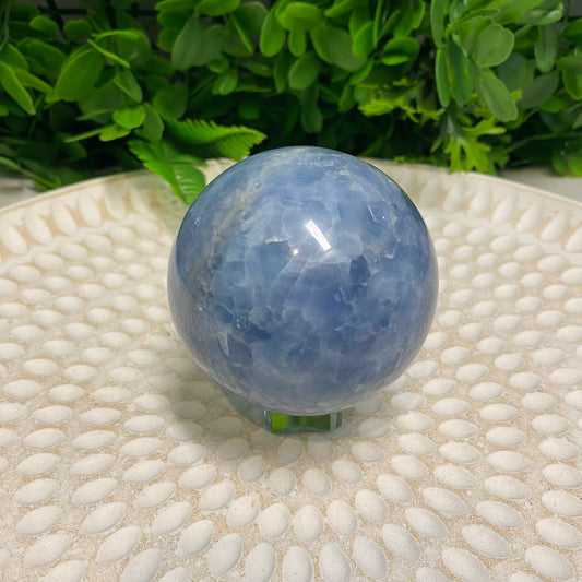 Blue Calcite Sphere 003