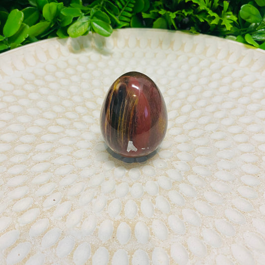 Petrified Wood Egg 010
