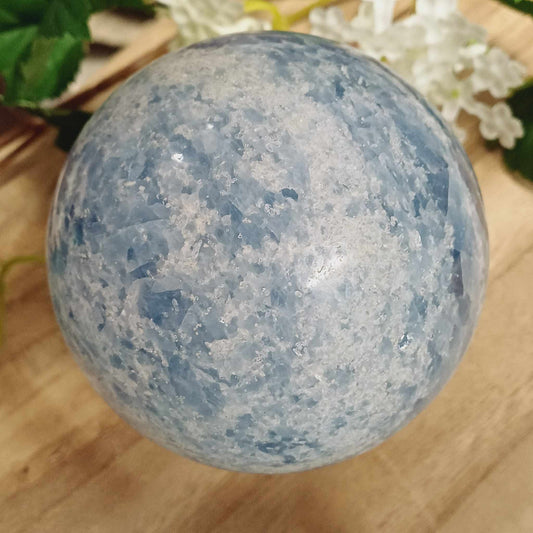 Blue Calcite Sphere 001