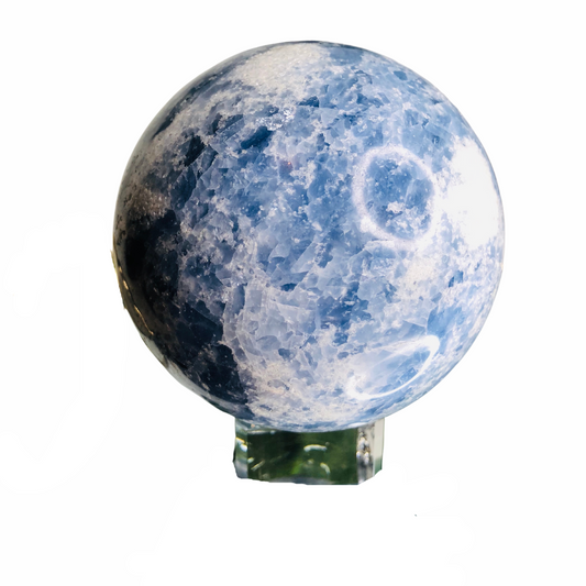 Blue Calcite Sphere 001