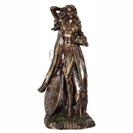 Freya Norse Bronze Statue
