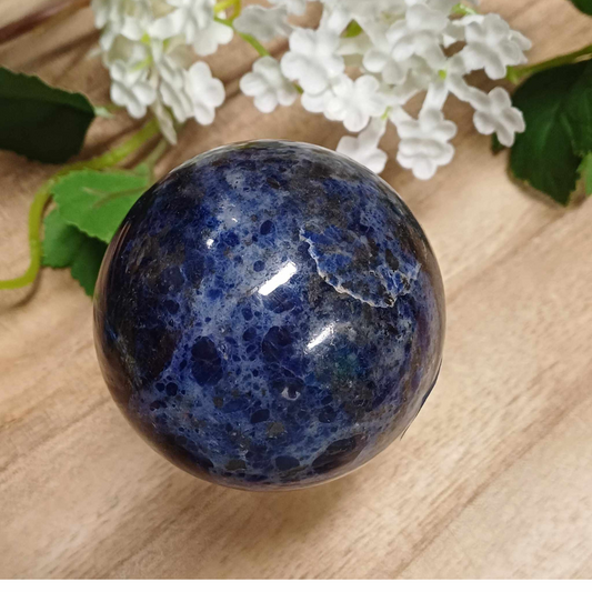 Sodalite Crystal Sphere 003