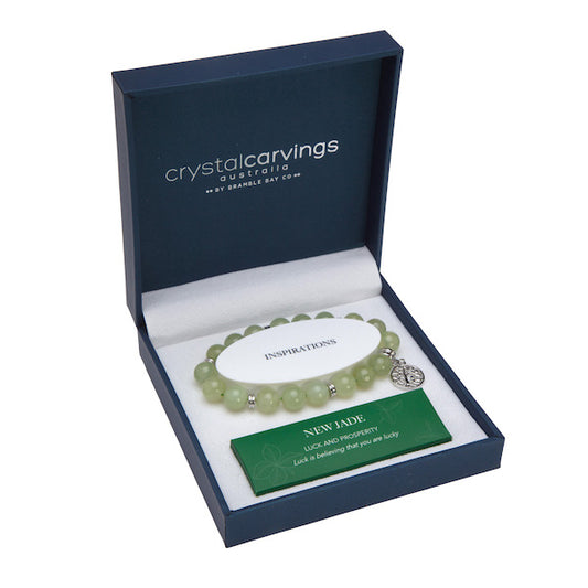 TOL Bead Bracelets Gift Boxed- New Jade