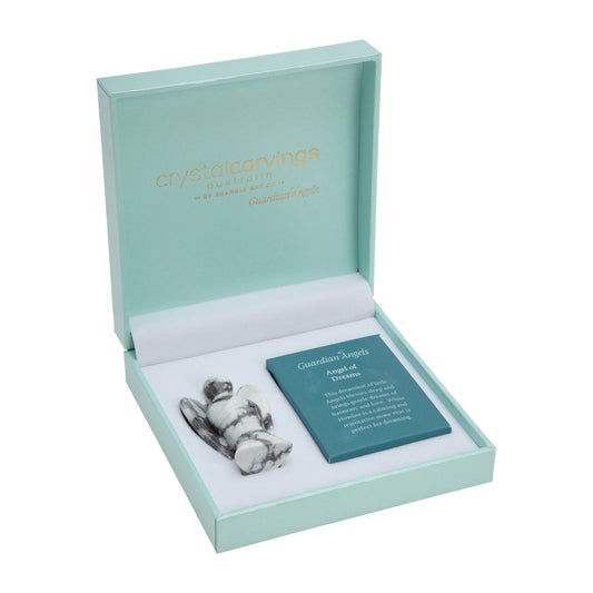 Guardian Angels Gift Boxed - White Howlite