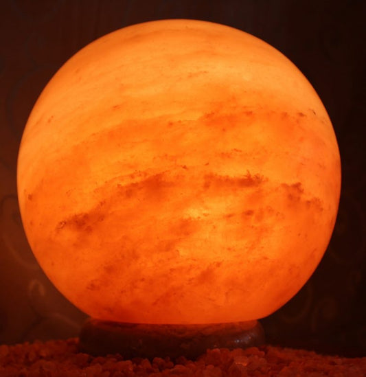 Salt Lamp Himalayan - Giant Sunset Orb Sphere