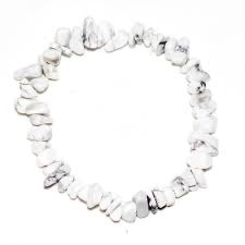 White Howlite Chip Bracelets