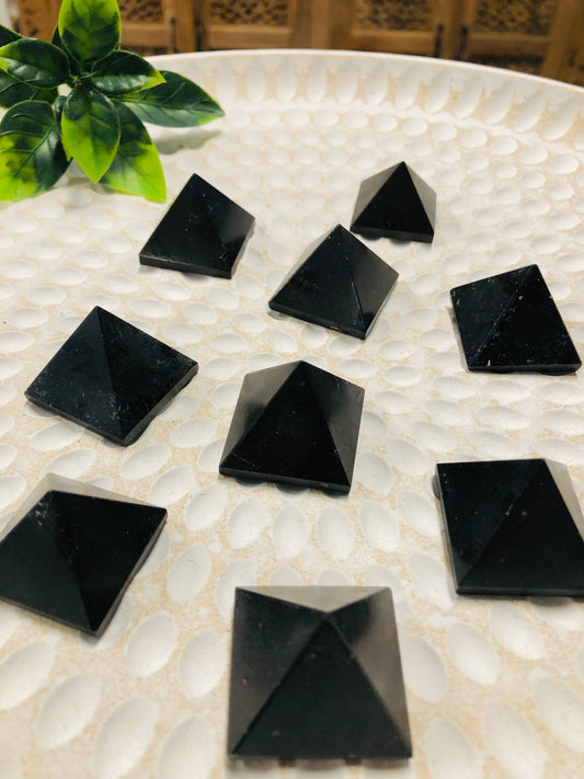 Black Tourmaline Mini Pyramids