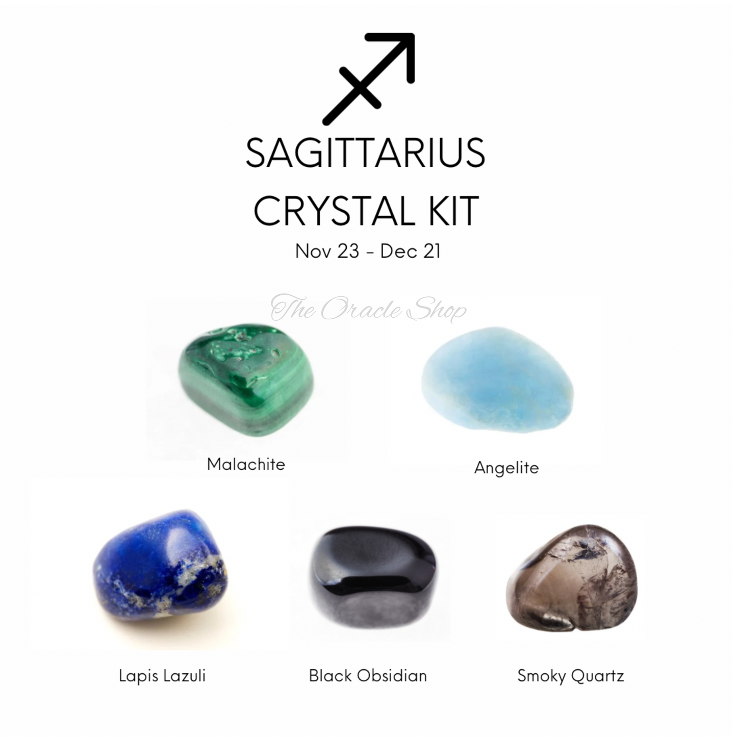 Zodiac Crystal Set - Sagittarius