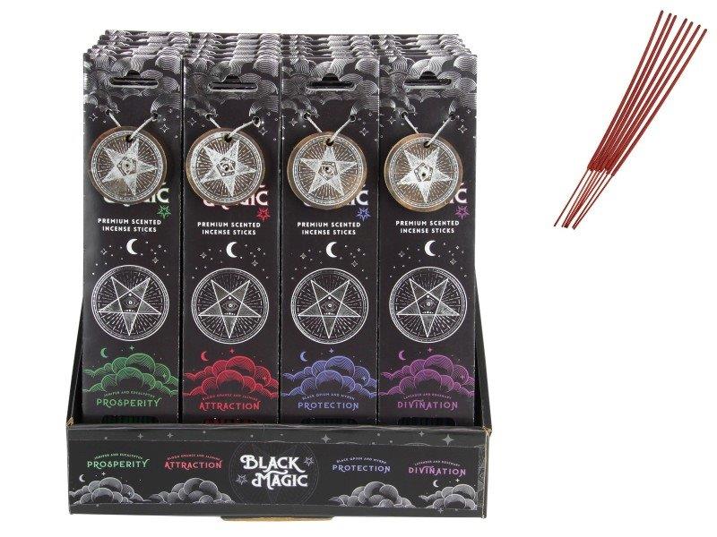BLACK MAGIC INCENSE WITH ROUND HOLDER 4