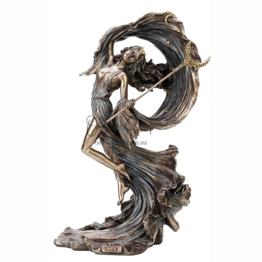 Nyx Goddess of the Night Bronze Statue