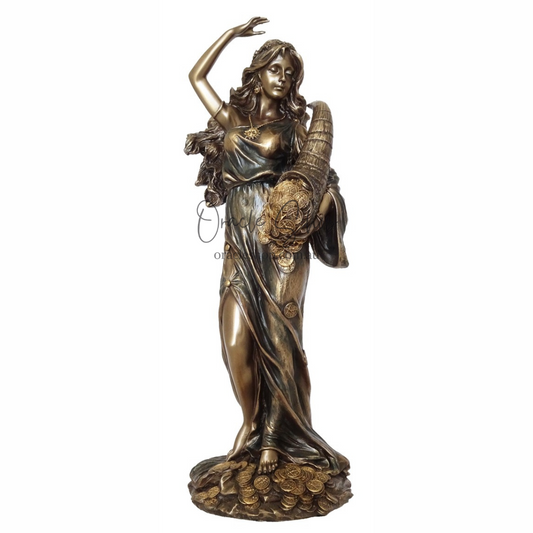 Fortuna Goddess of Fortune Bronze Statue