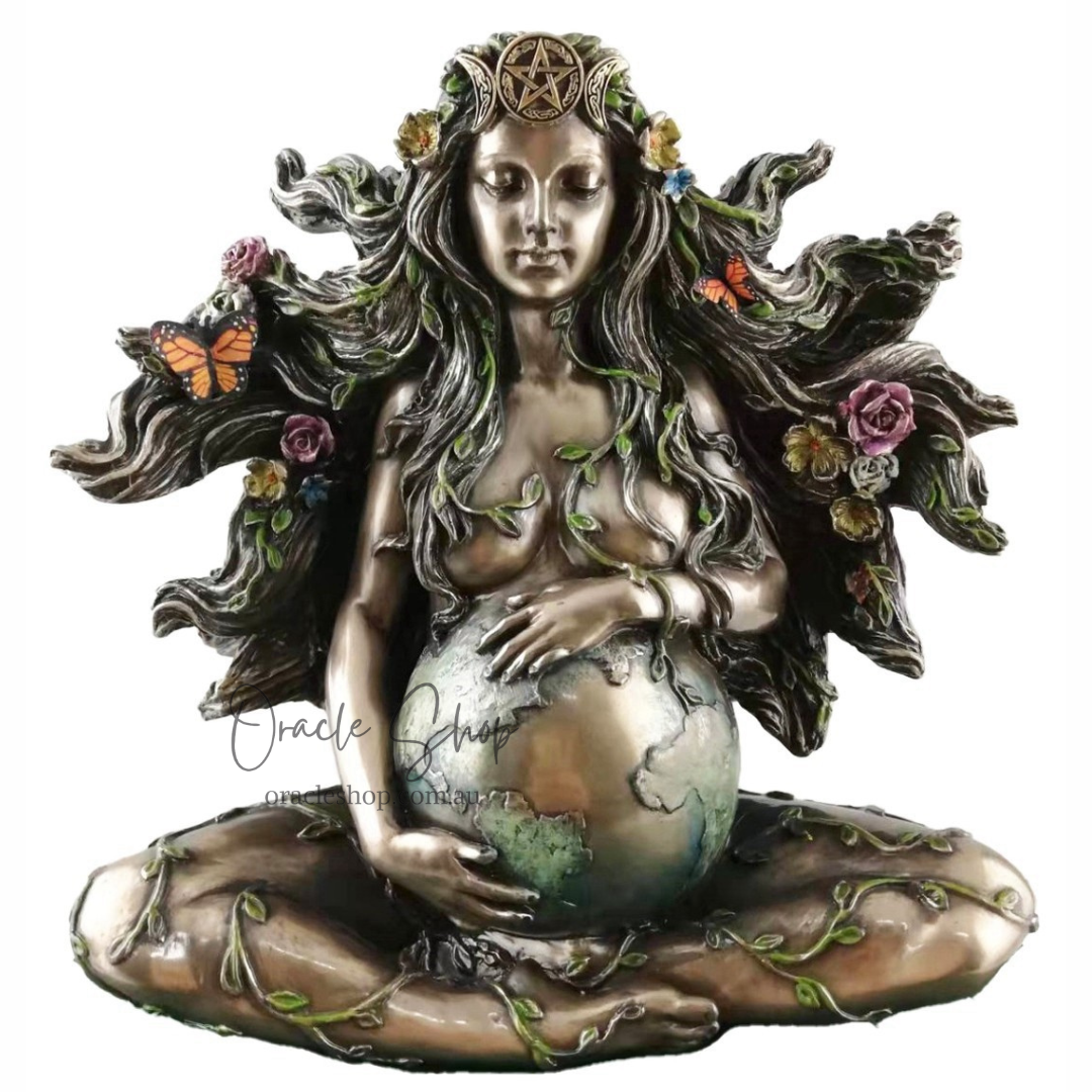Gaia Bronze Statue - Goddess of the Earth