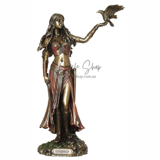 Morrigan Goddess of War & Death Bronze Statue