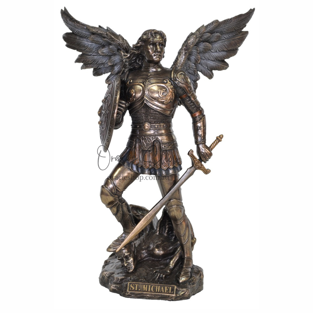 Archangel Michael with Sword Bronze LARGE Statue