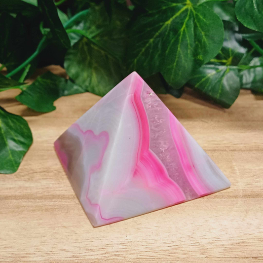 Pink Agate Pyramids 002