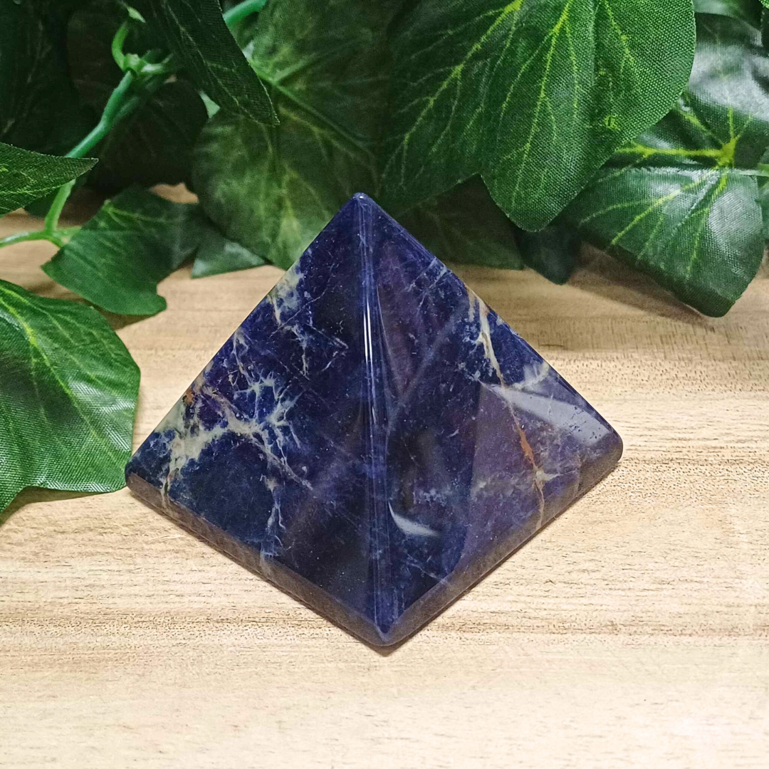 Sodalite Crystal Pyramid 002
