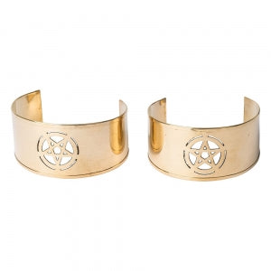 BRACELET - Brass Pentacle Cuffs