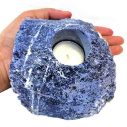 Sodalite Tealight Candle Holders