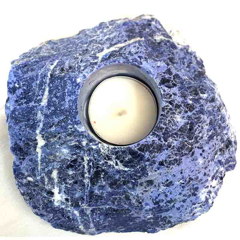 Sodalite Tealight Candle Holders