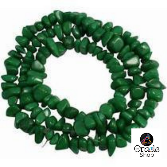 African Jade Chip Bracelets