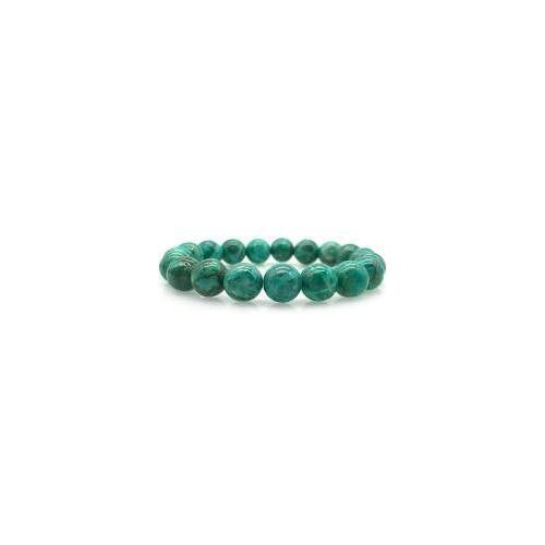 African Turquoise Crystal Bead Bracelet