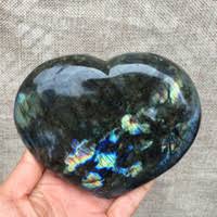 Labradorite Crystal Heart 002